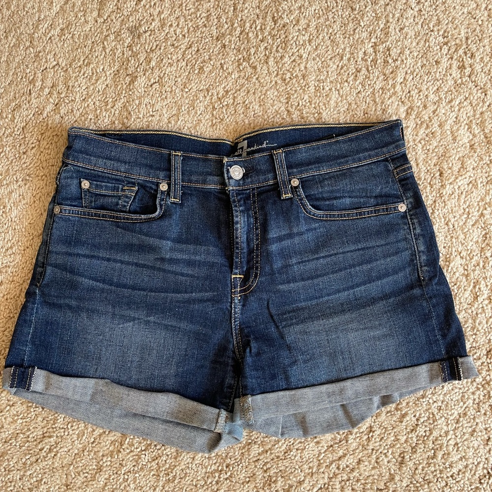7 for All Mankind denim shorts
